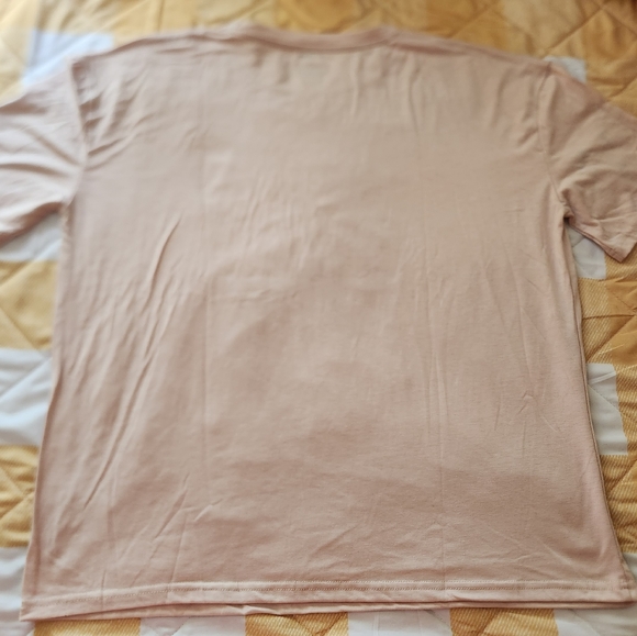 Shein women's tshirt, size Large, beige with butterfly design - Picture 6 of 6